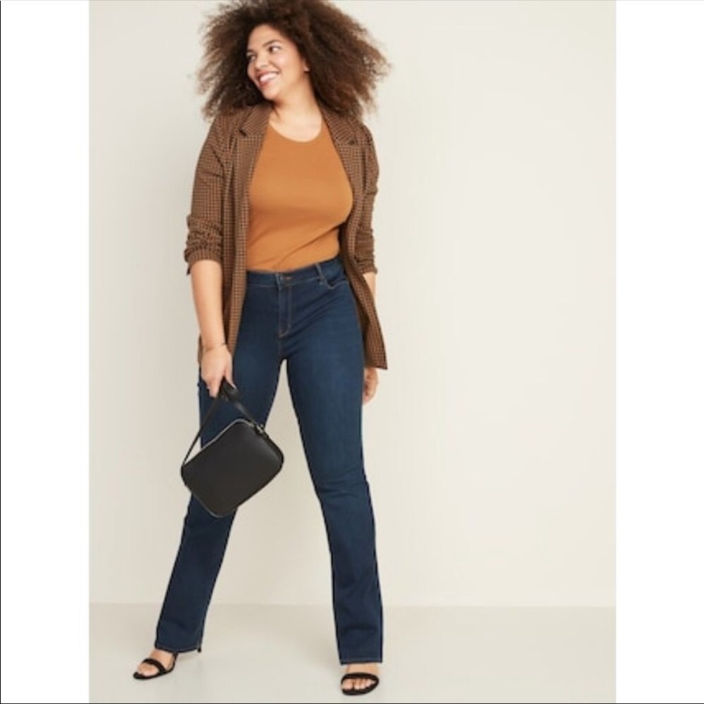 NWOT OLD NAVY womans The Flirt Blue Bootcut Jeans size 8 - Picture 10 of 10